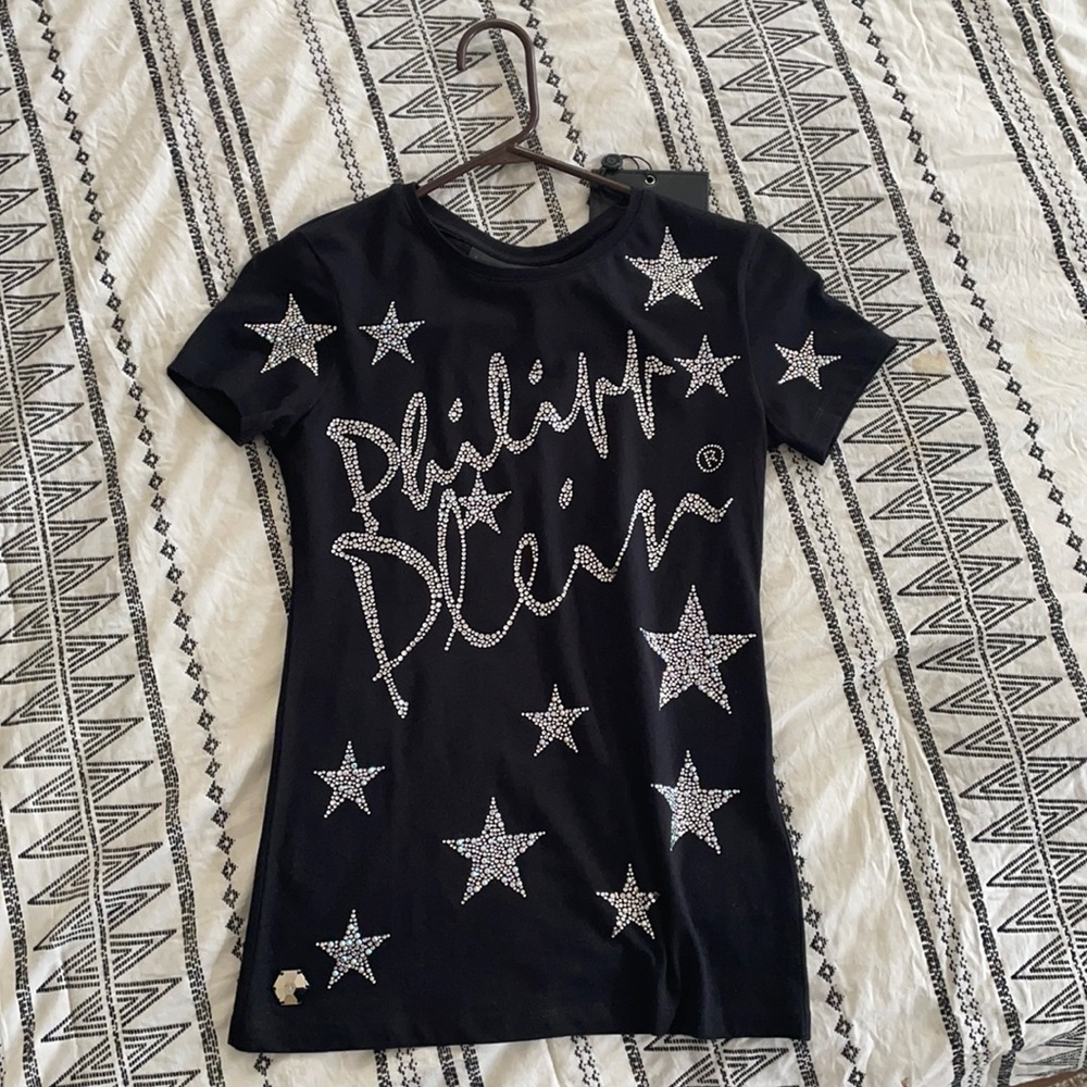Philipp Plein round neck t shirt “Stars in Plein”